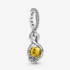 Disney Belle Infinity & Rose Bloem Hanger Pandora België