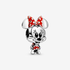 Disney Minnie Mouse Gestippelde Jurk & Strik Bedels Pandora België