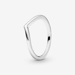 Gepolijste Pandora Belgium Wishbone Ring