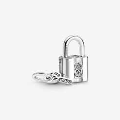 Hangslot En Sleutel Bengelen Bedels Pandora België