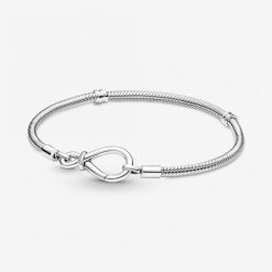 Momenten Infinity Knoop Pandora België Slangenketting Armband