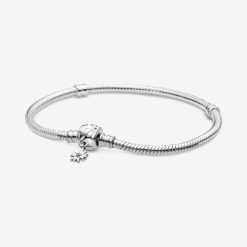 Momenten Madeliefje Bloem Sluiting Snake Chain Armband Pandora België