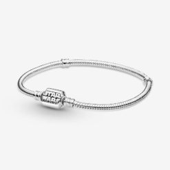 Momenten Ster Pandora België Oorlogen Snake Chain Gesp Armband