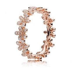 Pandora Belgium Merk Rose Madeliefje Bloem Ring