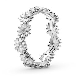 Sprankelende Pandora België Madeliefje Bloem Kroon Ring